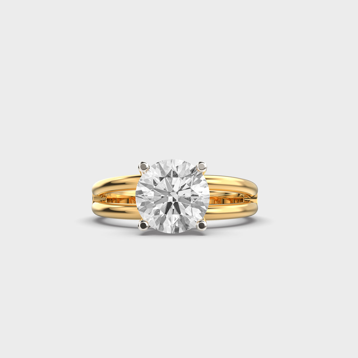 Stellar Prism Glow Diamond Ring
