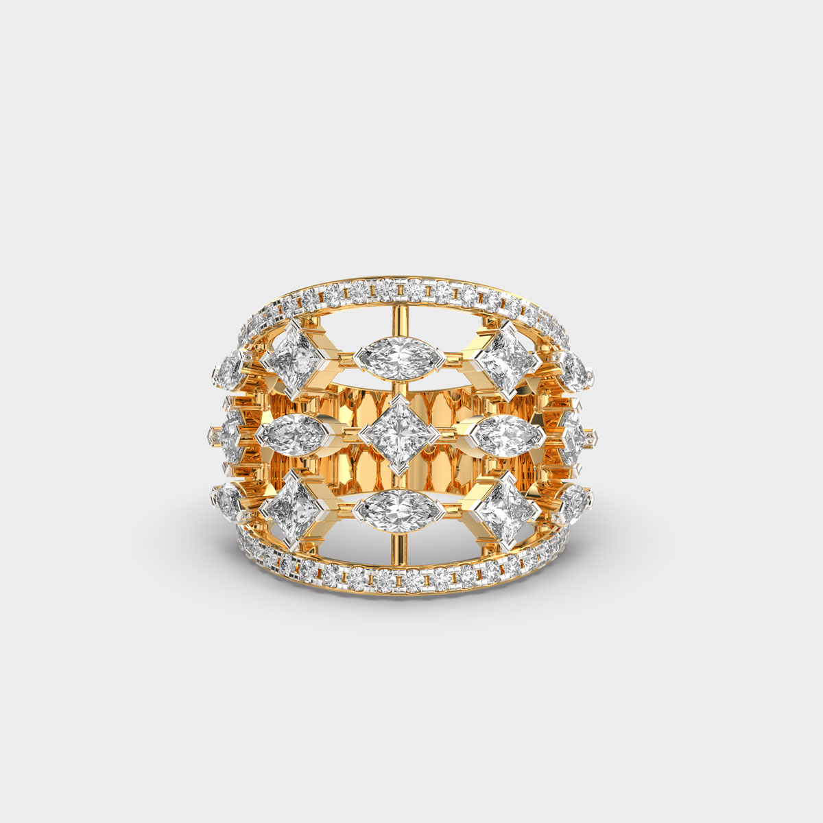 Opaluxe Nova Diamond Ring