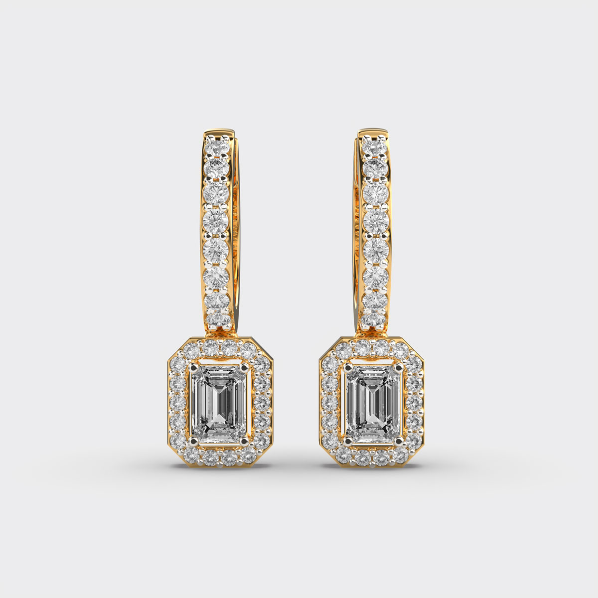 Diamond Encrusted Filix Danglers