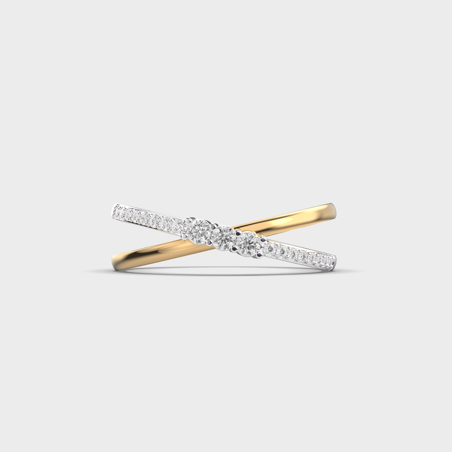 Sparkling Moitié Diamond Ring