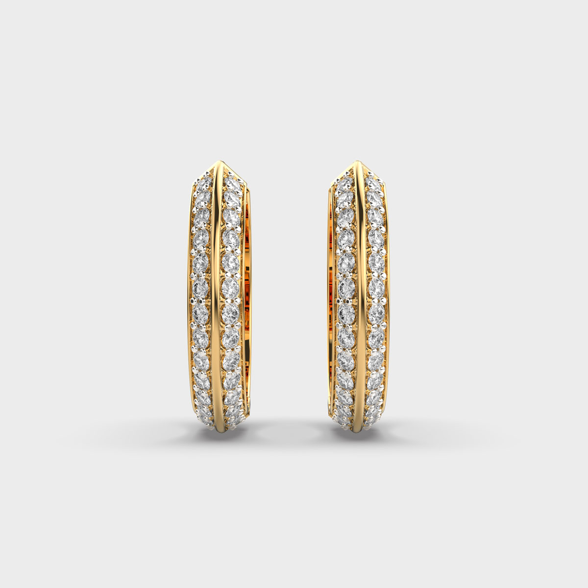 Roy Emory's Bedazzled Diamond Hoops