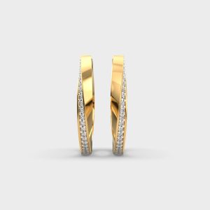 Delightful Hide-n-Seek Diamond Hoops