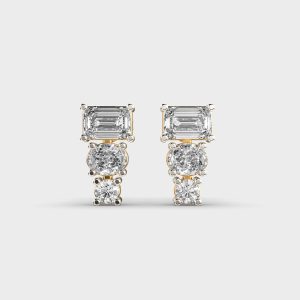 Contemporary Flair Diamond Earrings