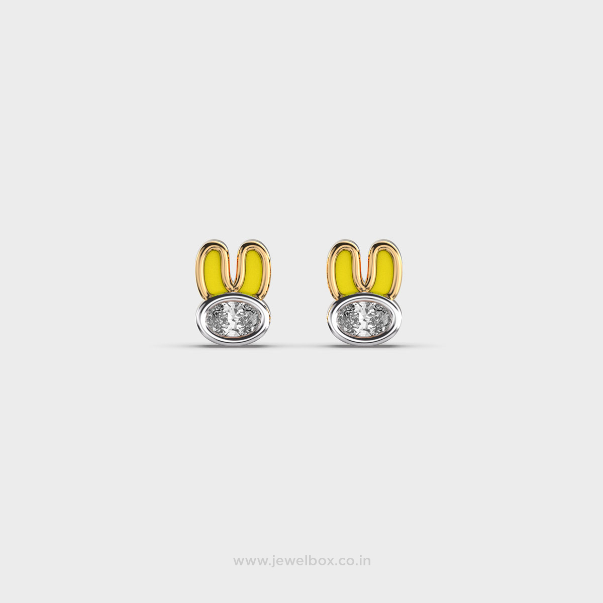 Unique Breezy Diamond Ear Studs For Kids