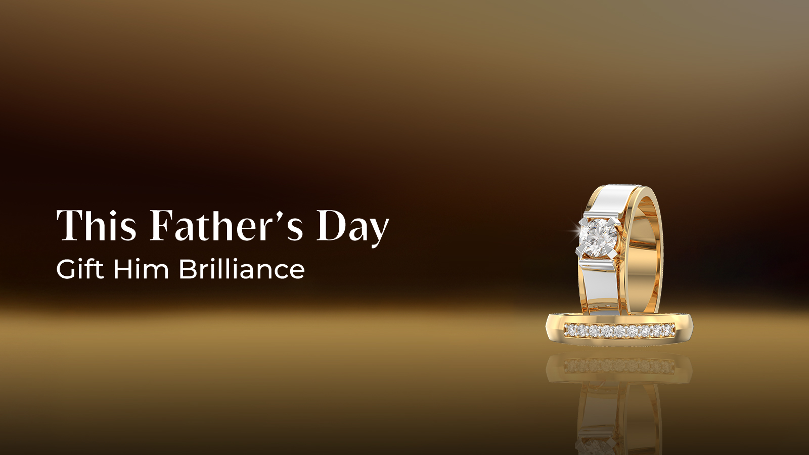 Fathers Day Mens Diamond Ring