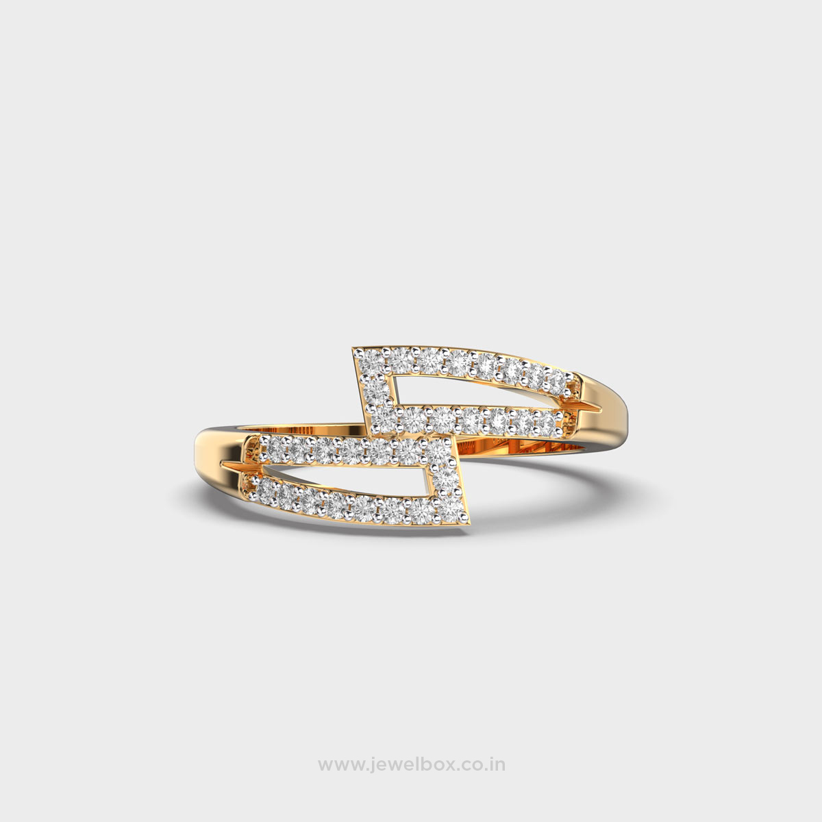 Brilliant Voltisse Bolt Diamond Ring