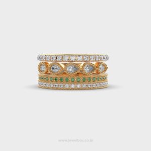 Twine of Light Cocktail Diamond Band Ring