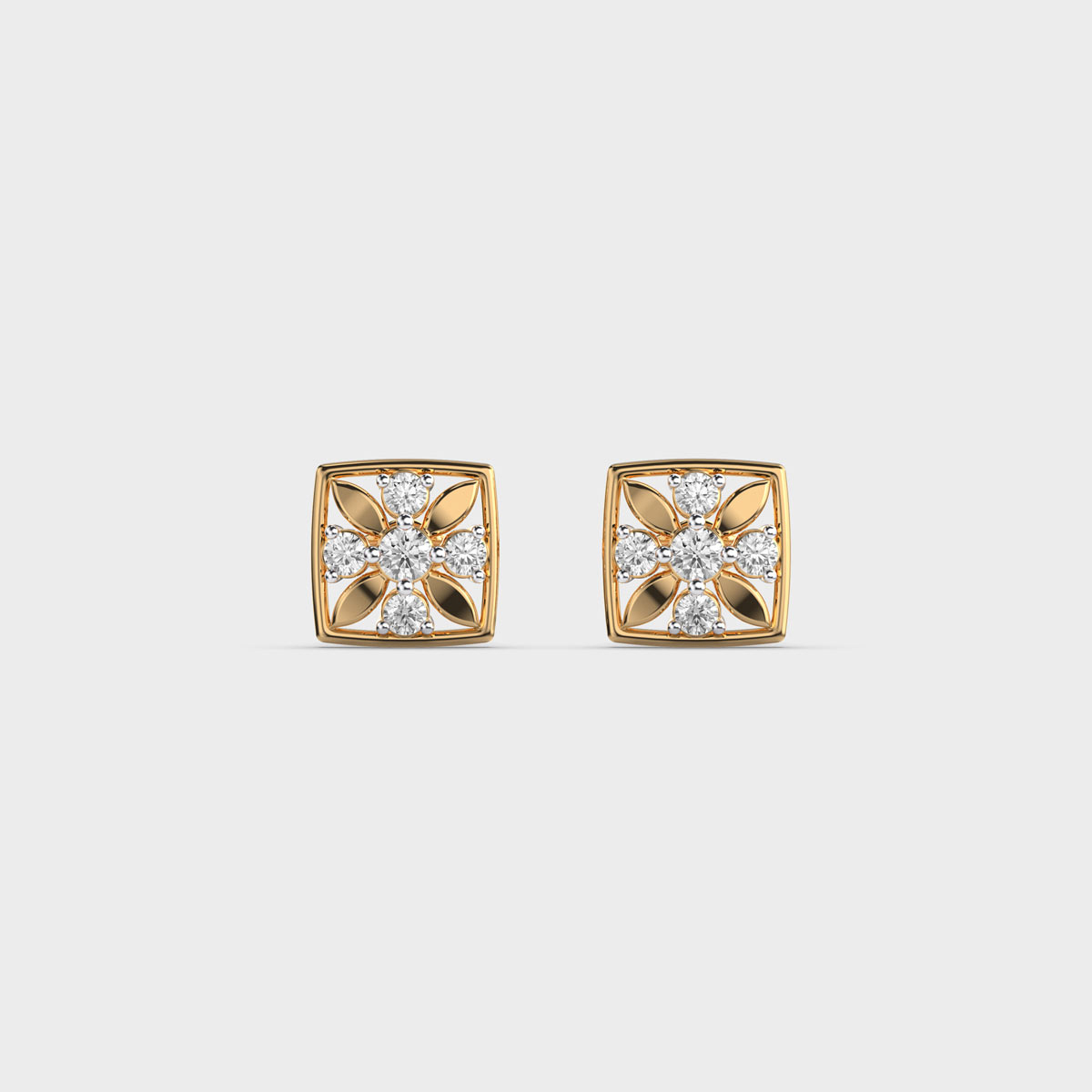 Sparkling Diamond Studs