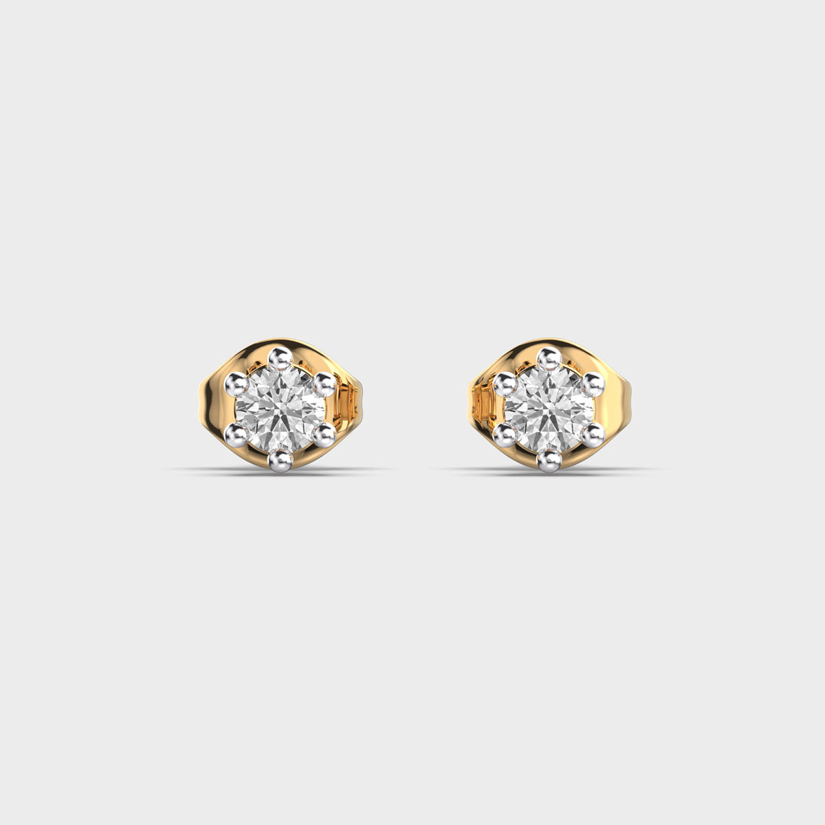 Dazzling Solitaire Studs