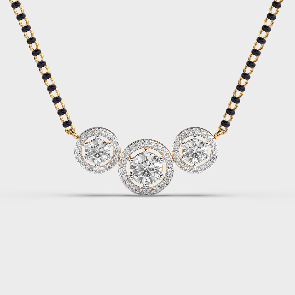 Trinity Bond Diamond Mangalsutra