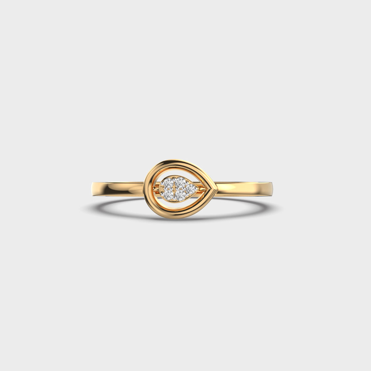 Third Eye Diamond Encrusted Ring