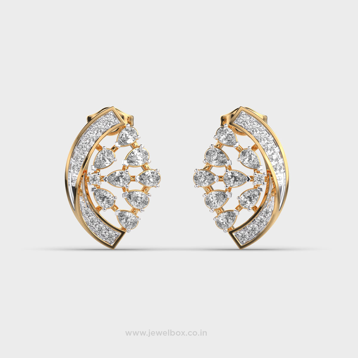 Petal Muse Diamond Earstuds