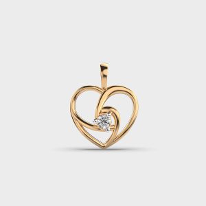 Adorable Heart Diamond Pendant