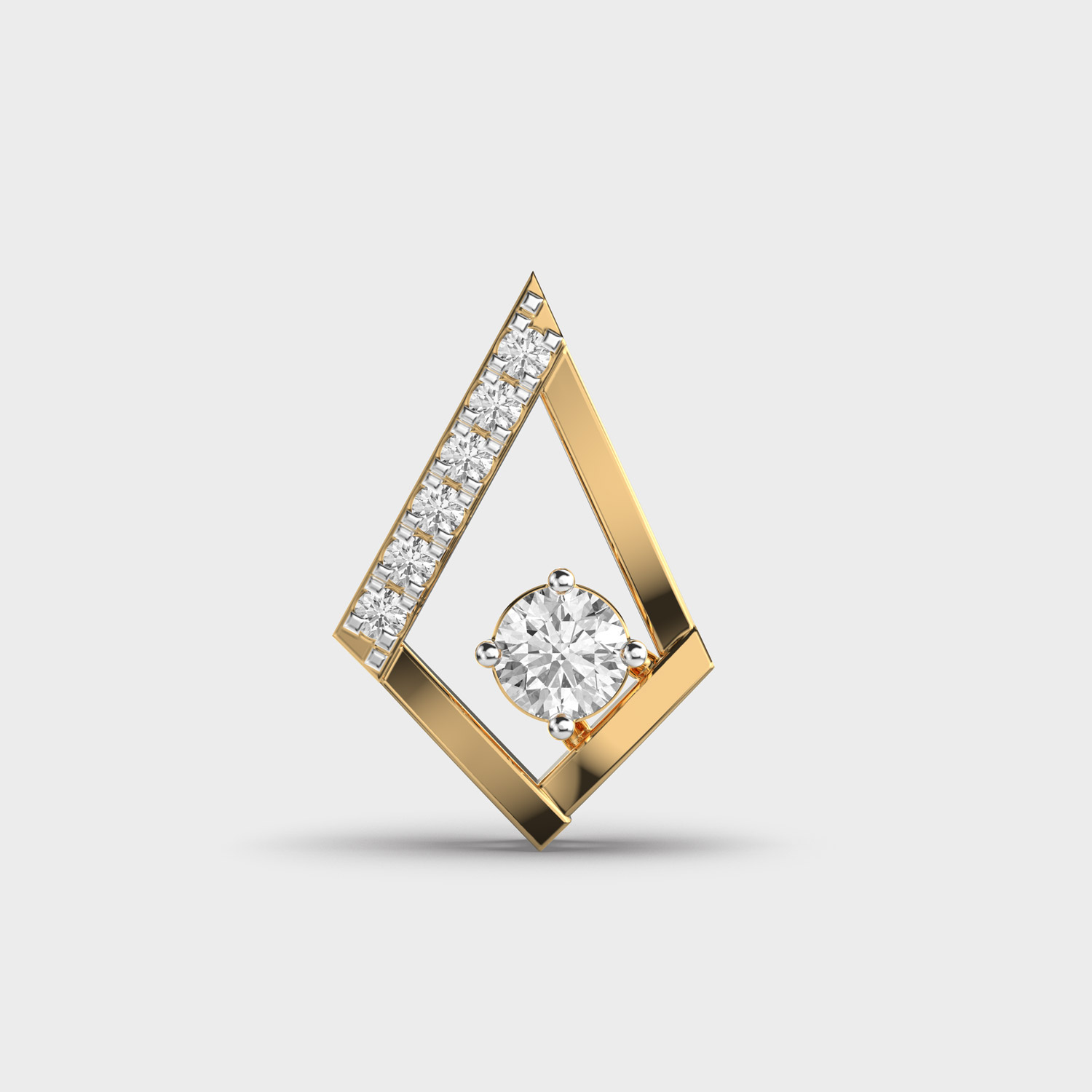 Cubelle Spark Diamond Encrusted Pendant