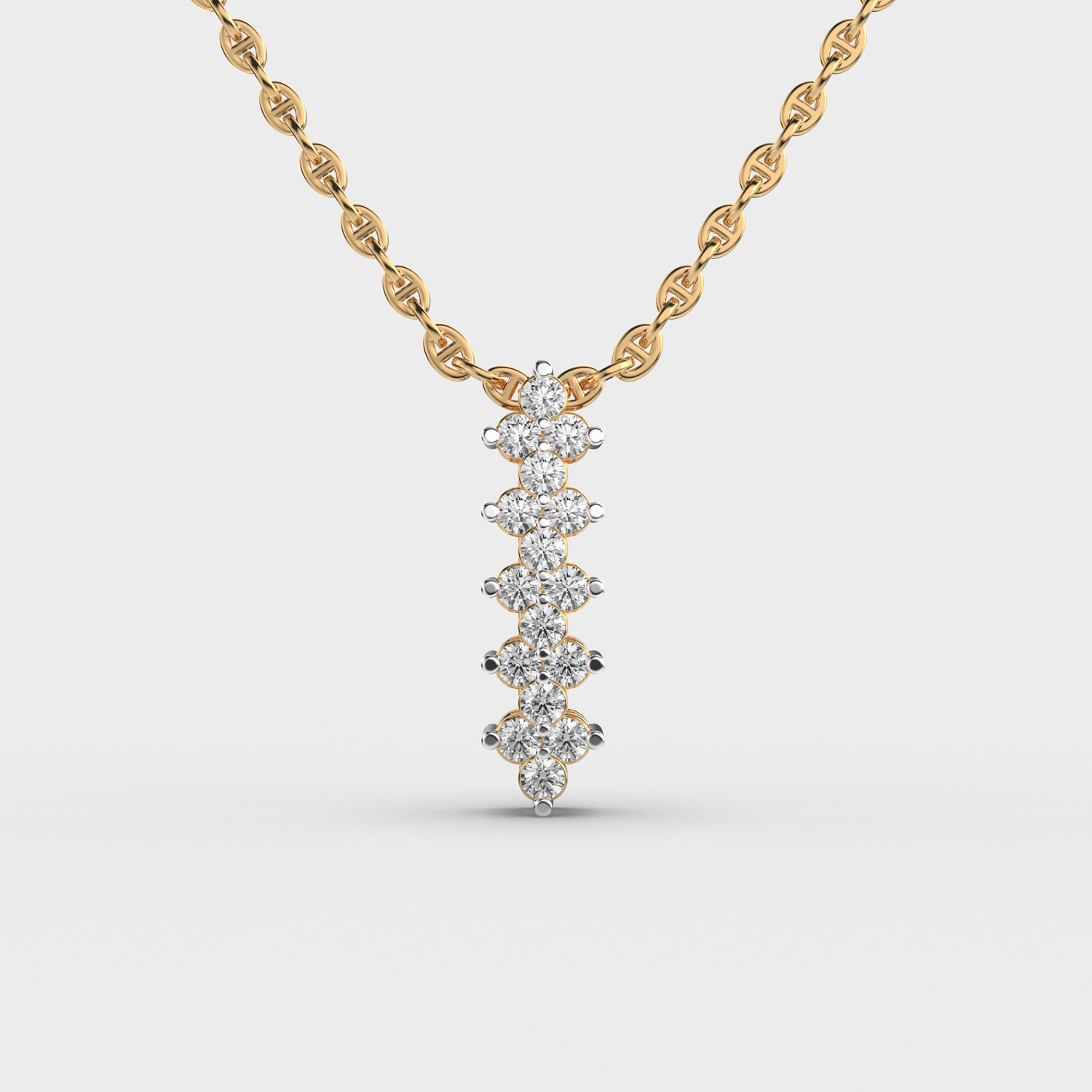 5-Tier Diamond Pendant