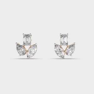 Tulip Glam Diamond Studs