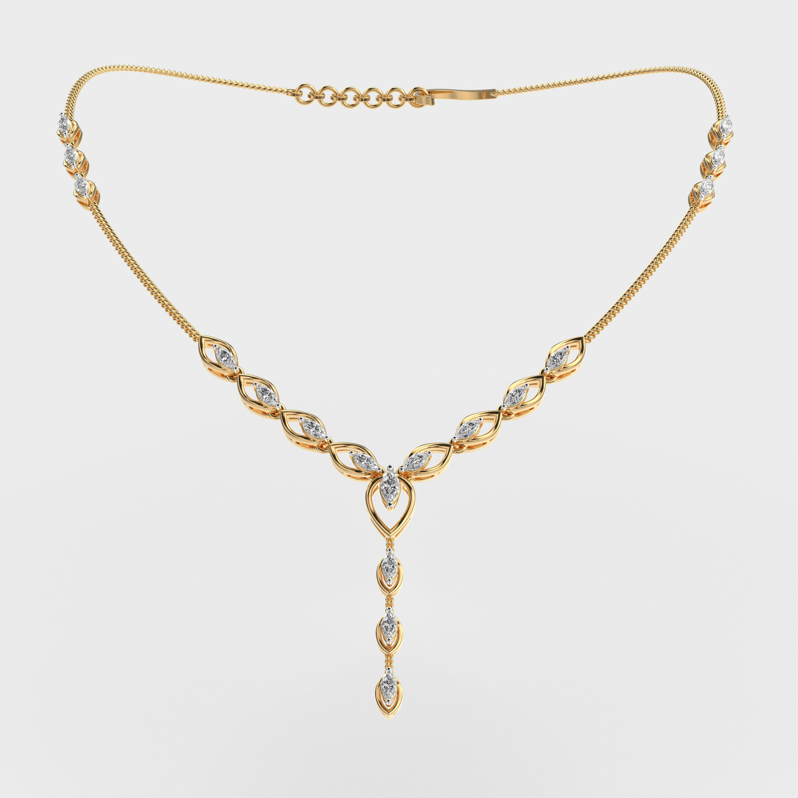 Queen's Aria Donna Diamond Necklace