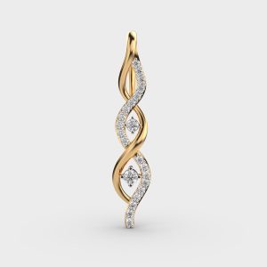 Orchid Oasis Diamond Pendant (Without Chain)