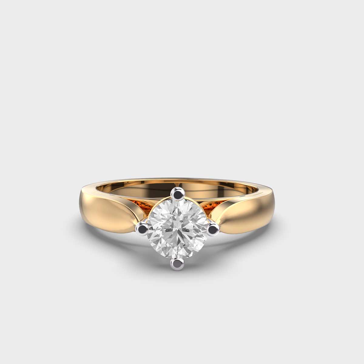 Minimal Chique Soli Diamond Ring
