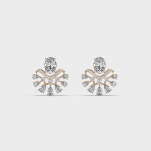 Princess Bride Diamond Cluster Earstuds