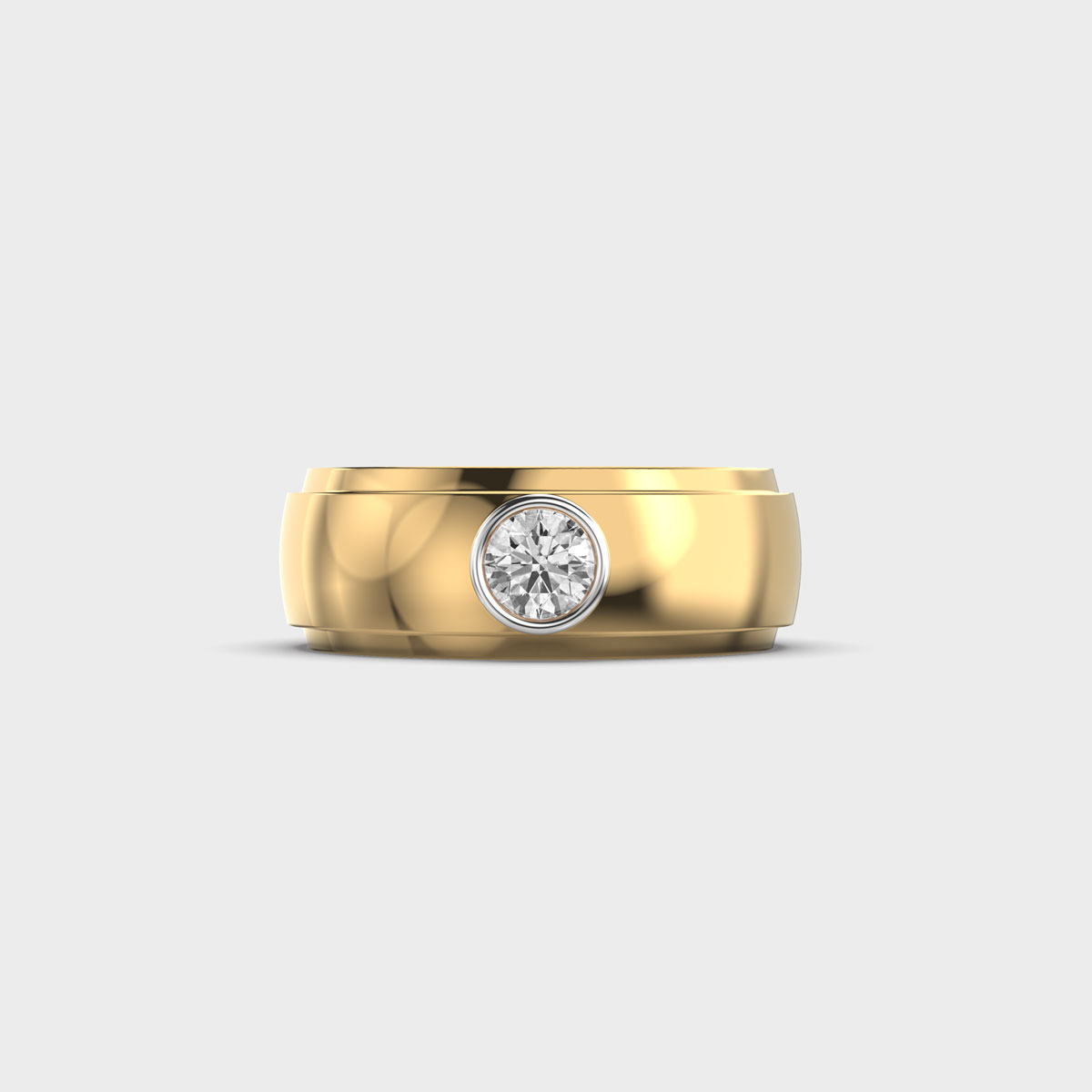 Regal Essence Diamond Band Ring For Men