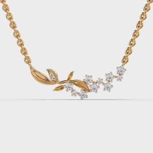 Vines of Love Diamond Pendant with Chain