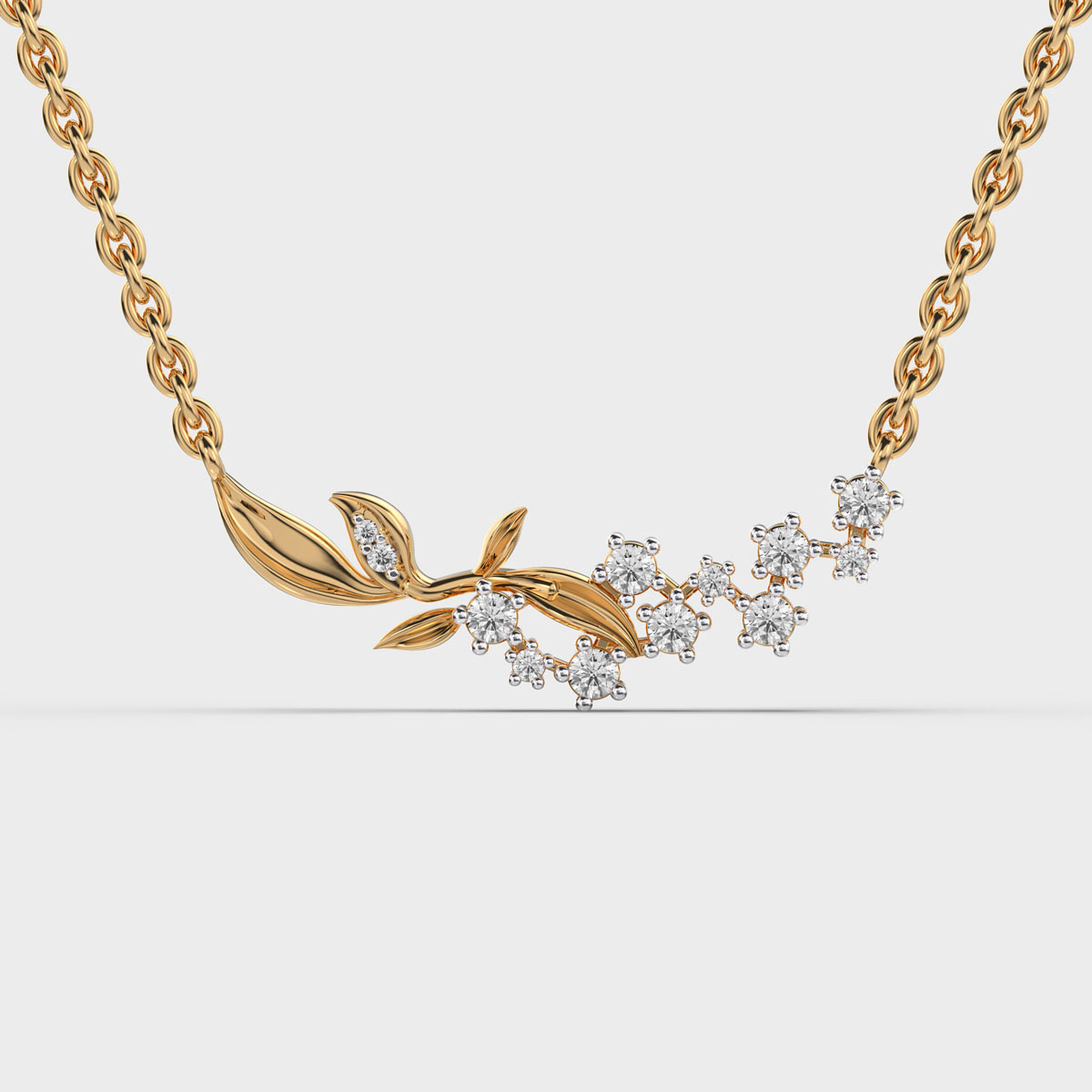 Vines of Love Diamond Pendant (With Chain)