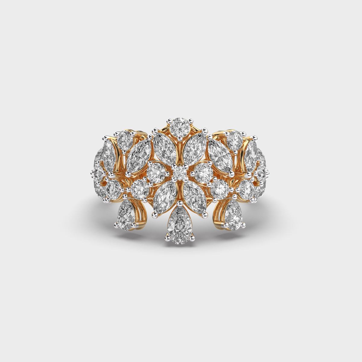 Princess Glam Diamond Ring