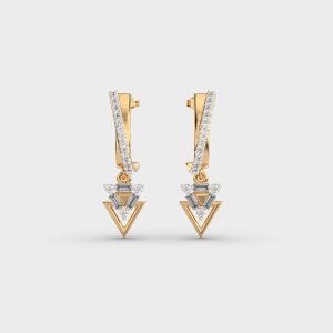 Her Story Diamond Drop Dangler Earrings