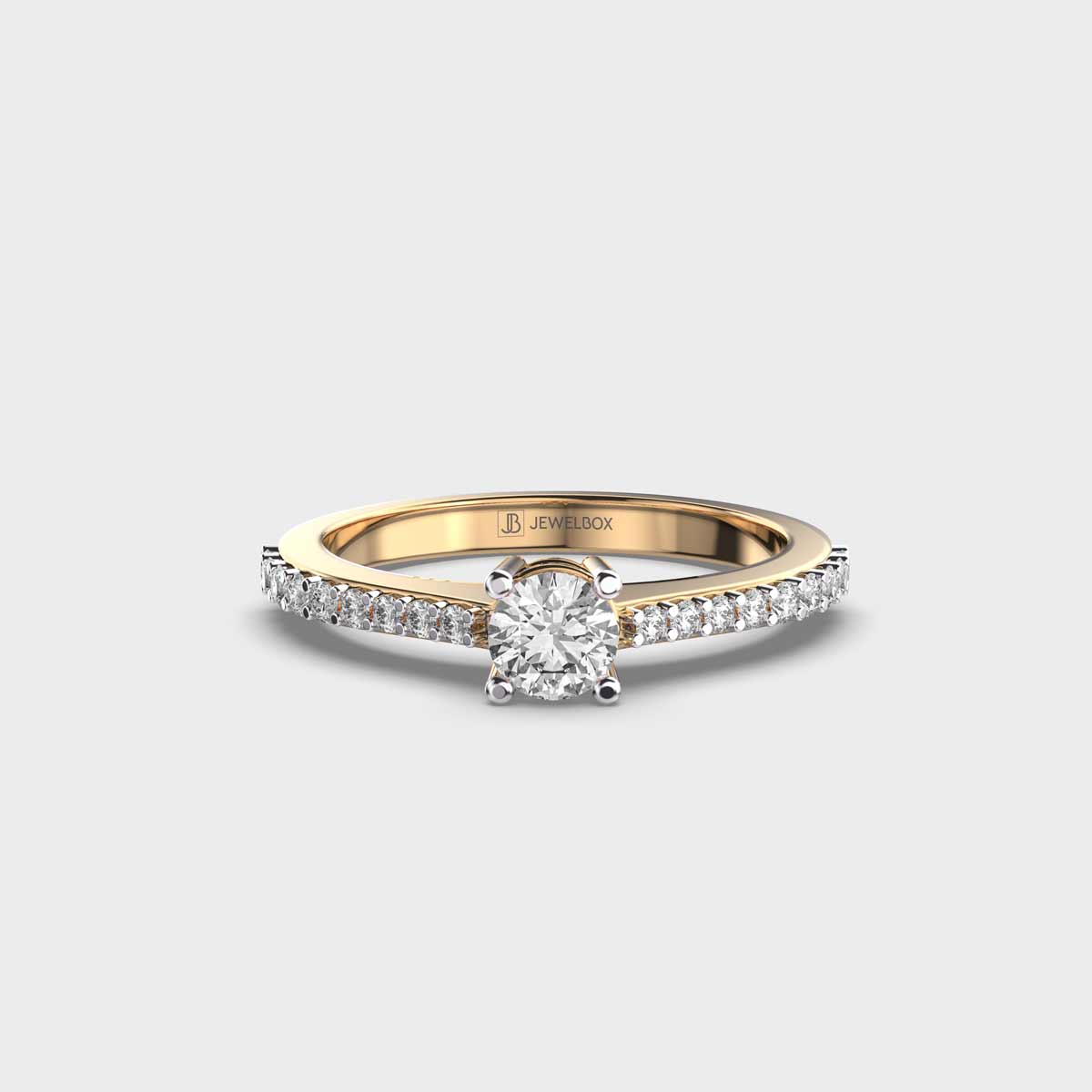 Princess Bride Solitaire Diamond Ring