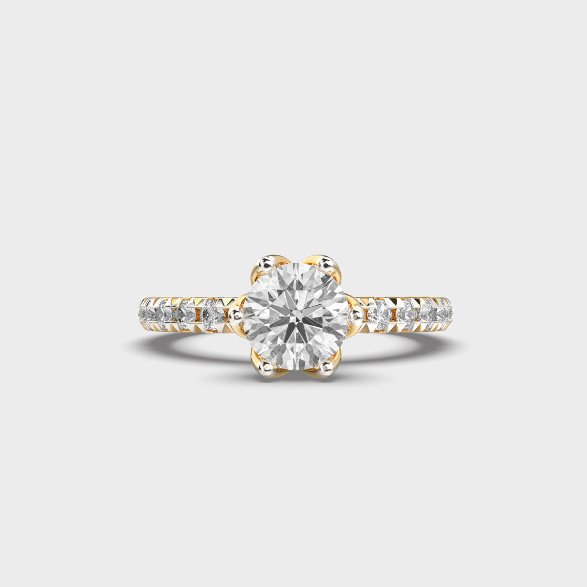 Opulence Solitaire Diamond Ring