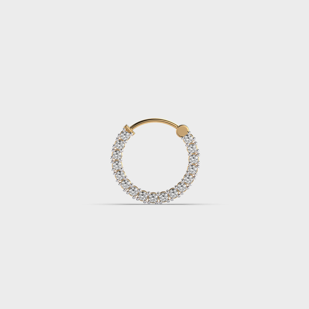 Dainty Sleek Pop Diamond Nosering