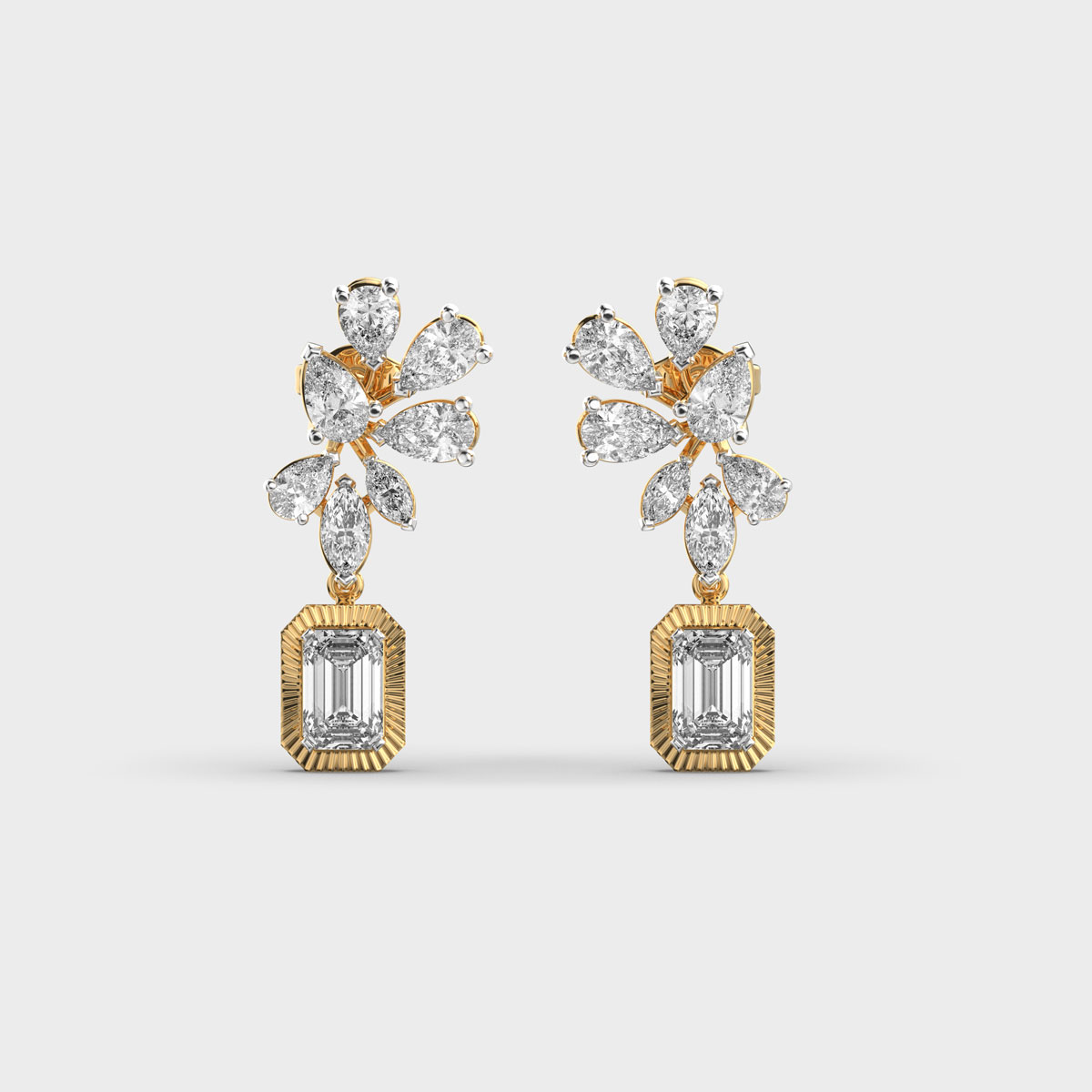 Hollywood Romance Diamond Drop Earrings