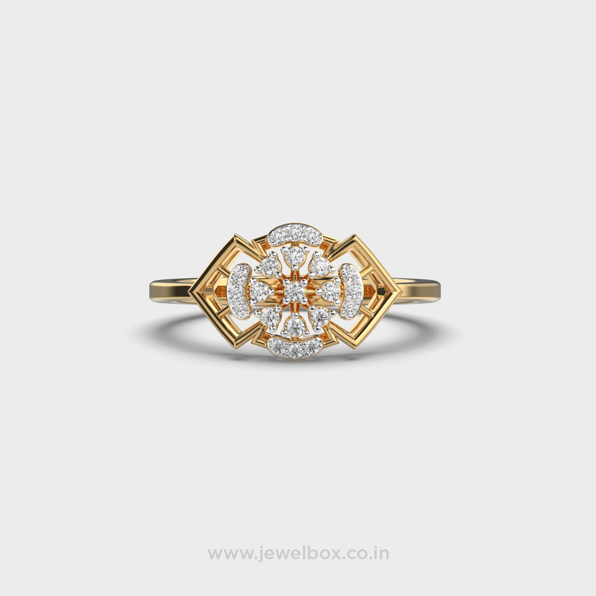 Artisanal Vintage Deco Diamond Ring