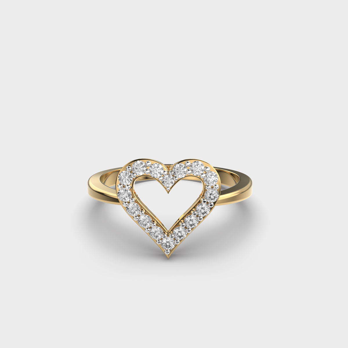 Love And Luck Diamond Pave Ring