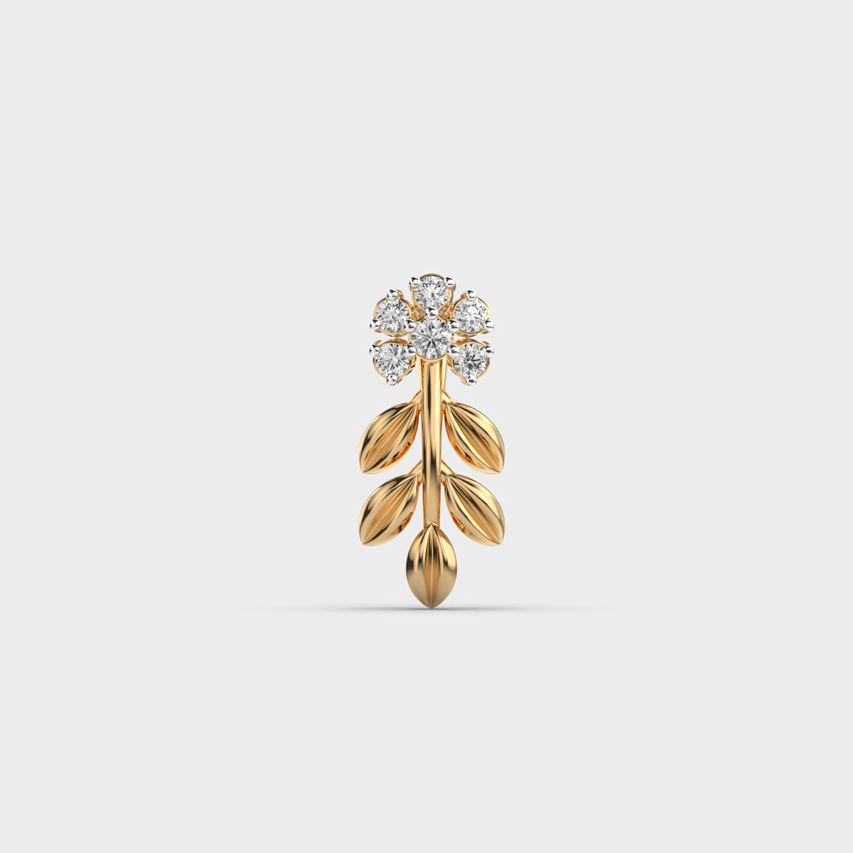 Flower of Love Diamond Pendant (Without Chain)