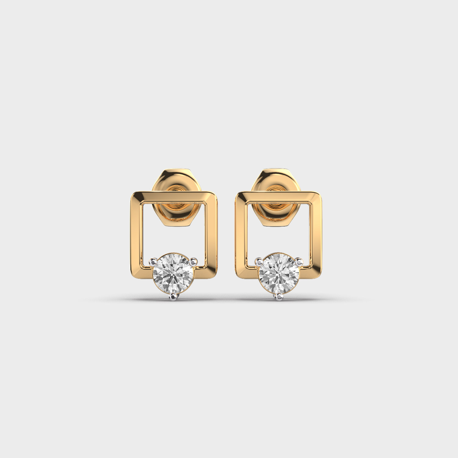 Dinky Sparkle Diamond Ear Studs