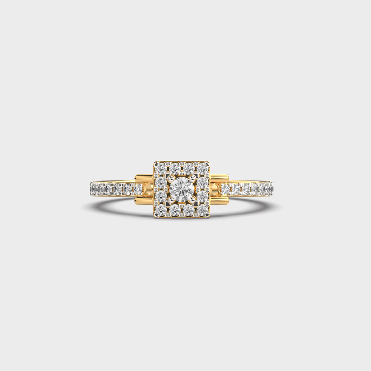 Petal Sprig Budling Diamond Ring