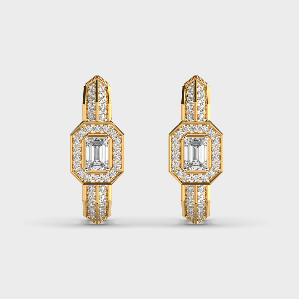 Gem of Evening Diamond Earrings