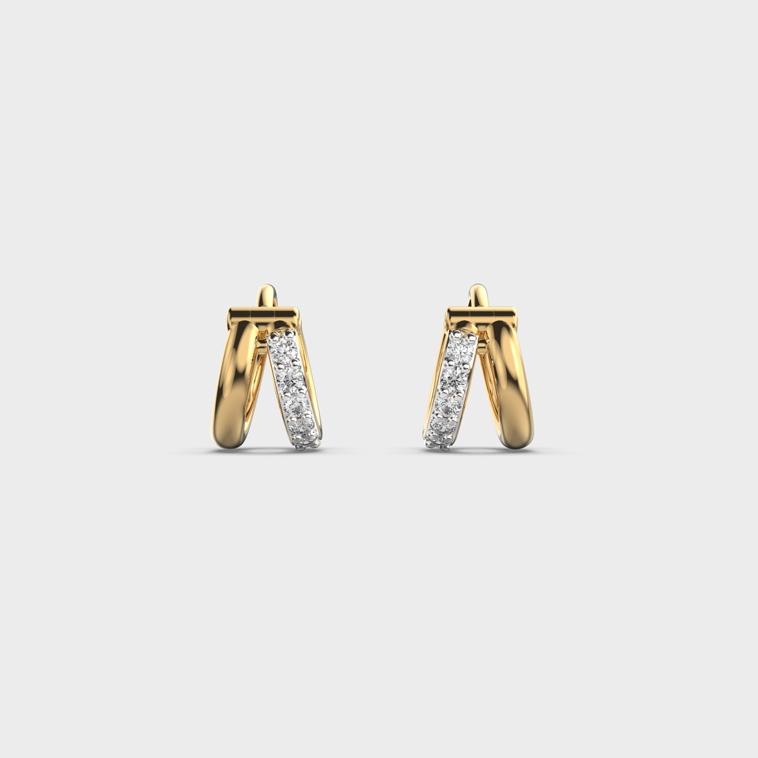 Paired Forever Diamond Earrings