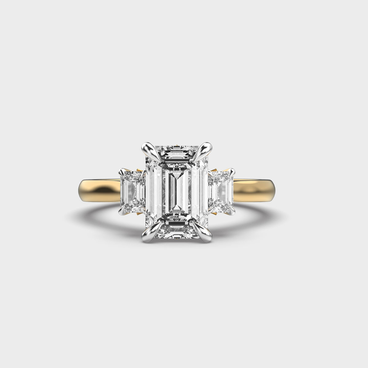 Bejewelled Emerald Diamond Ring