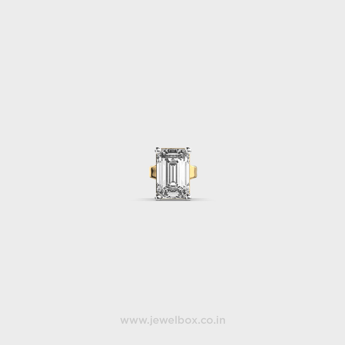 Fortis Emerald Diamond Stud For Men