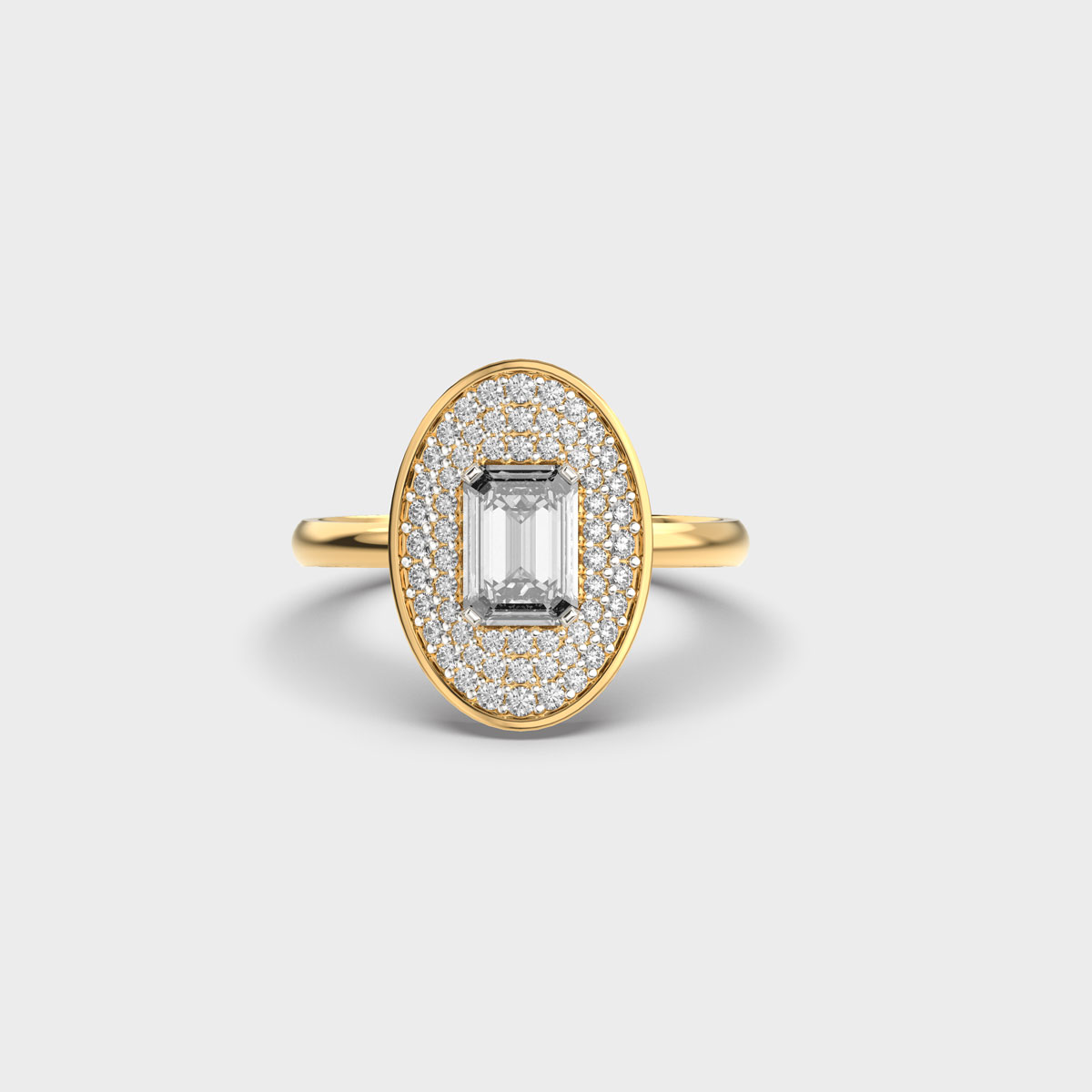 Royal Lover Diamond Cocktail Ring