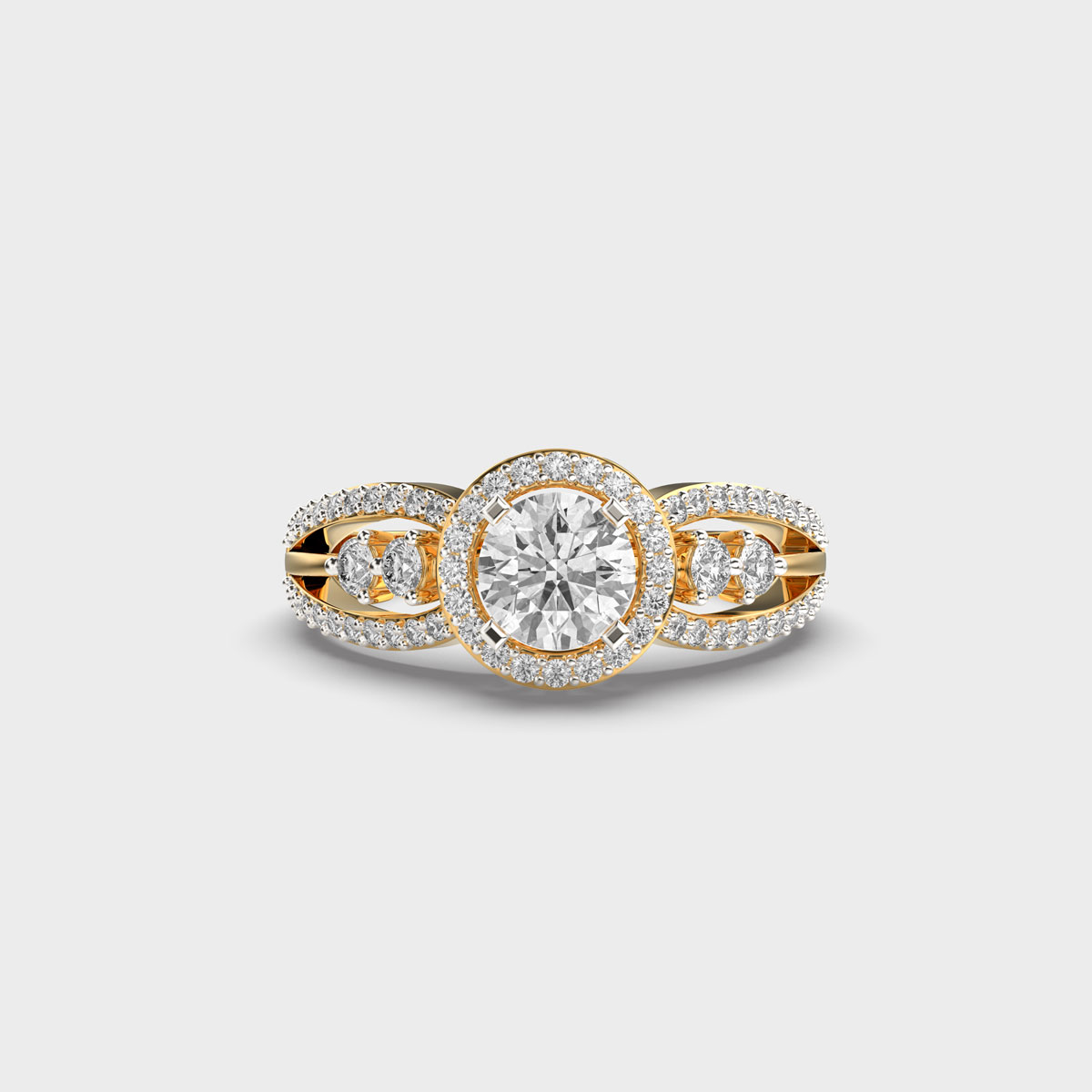 Romance of Floria Diamond Statement Ring
