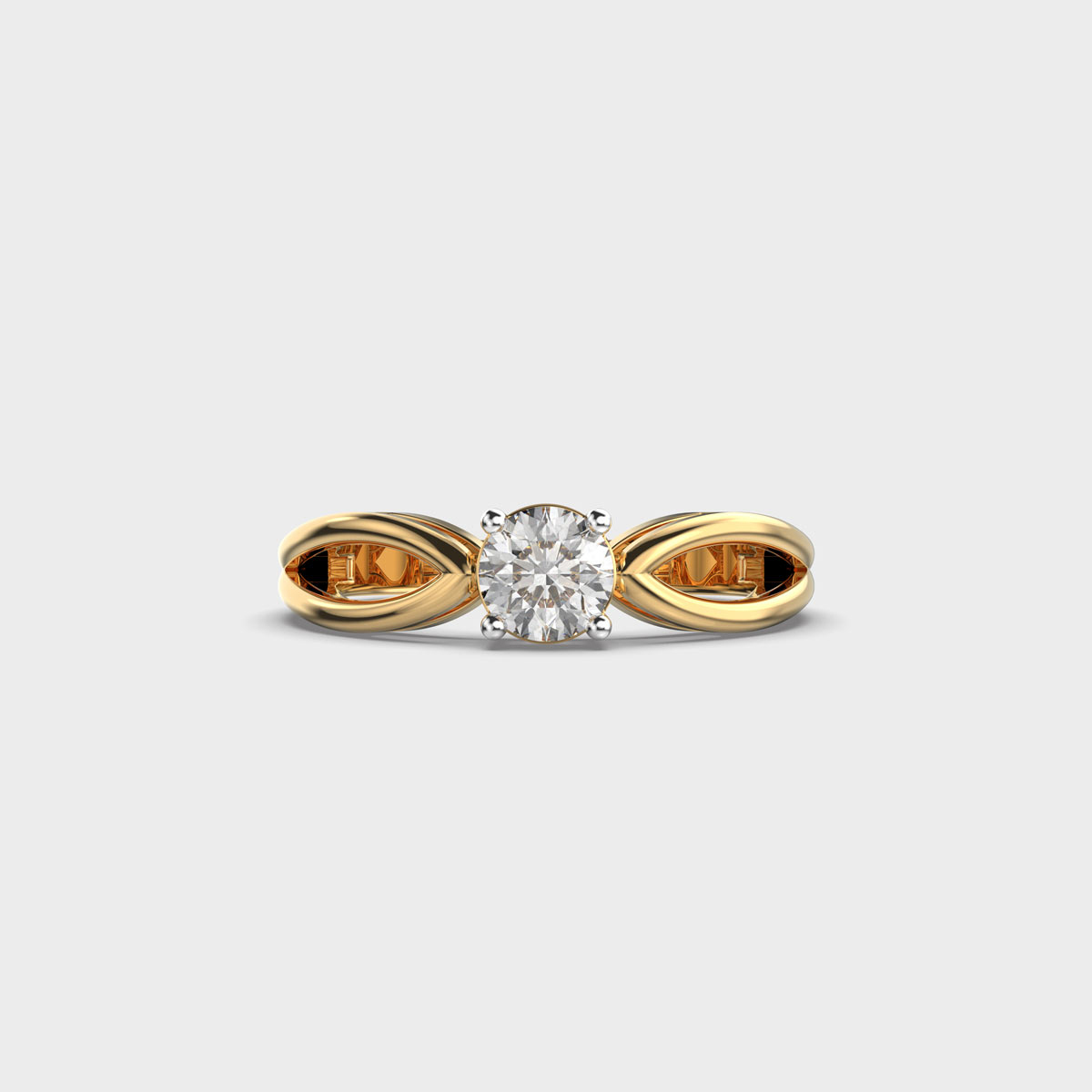 Sweet Bow Solo Diamond Ring