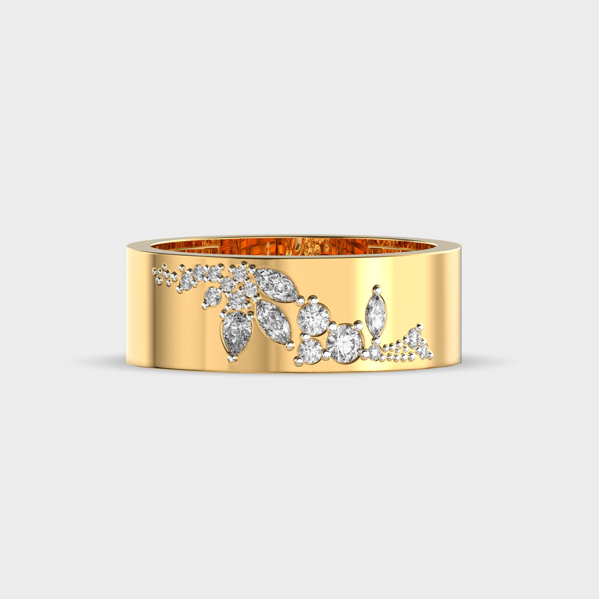 Etched In Beauty Diamond Ring