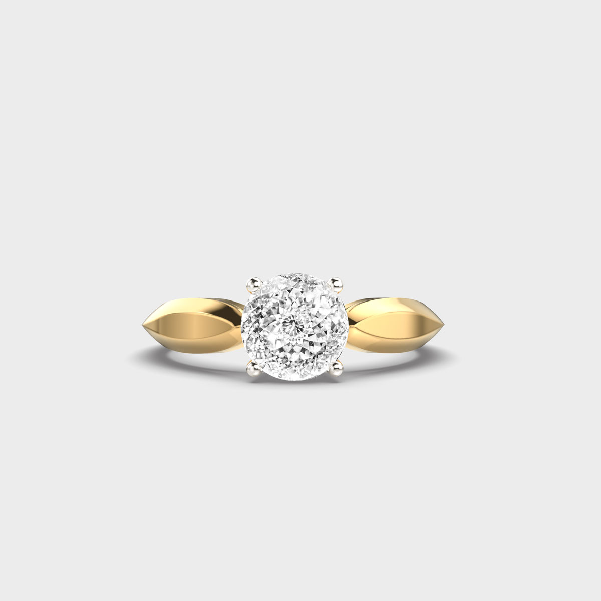 Promise Light Portuguese Cut Diamond Ring