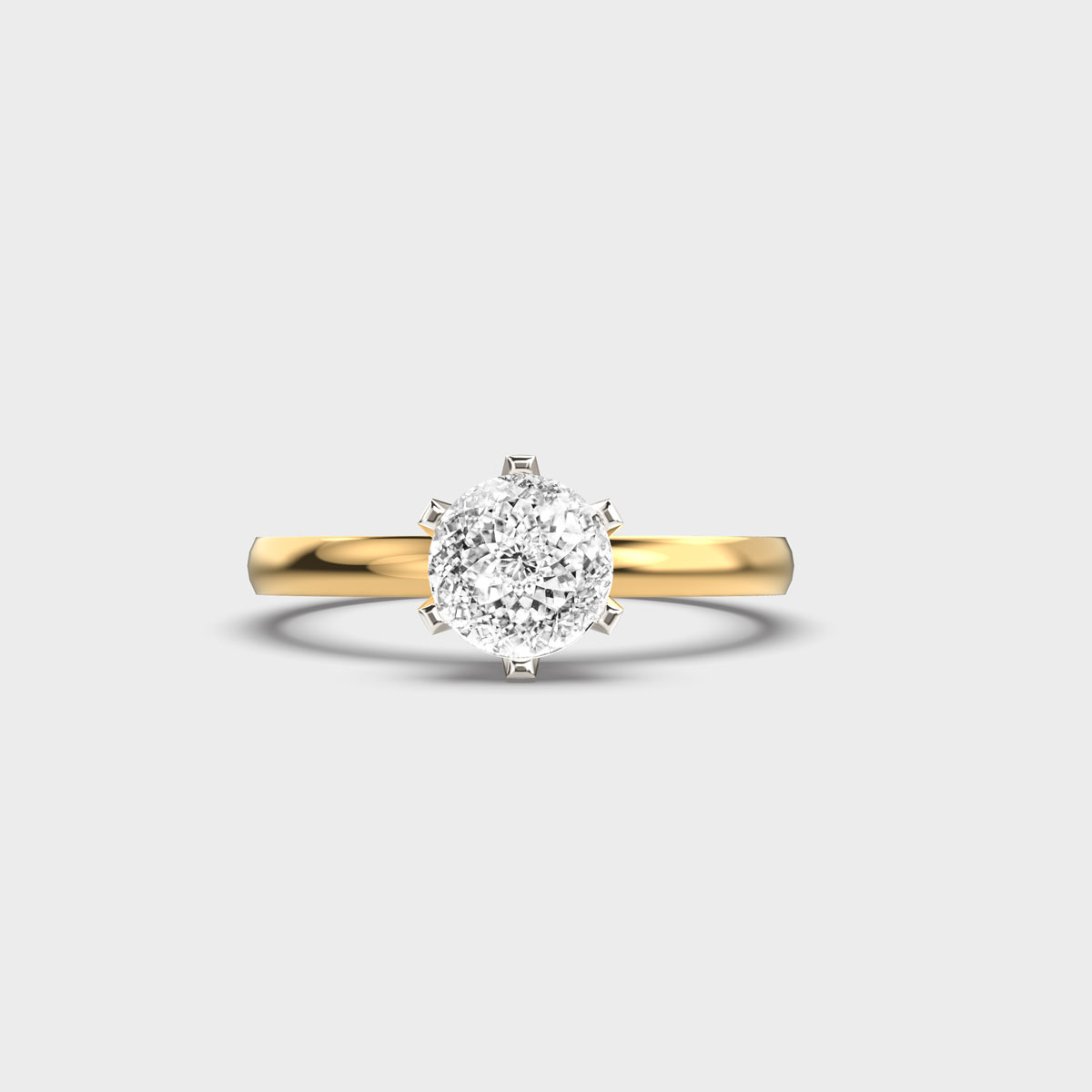 Still I Rise Portuguese Cut Diamond Ring