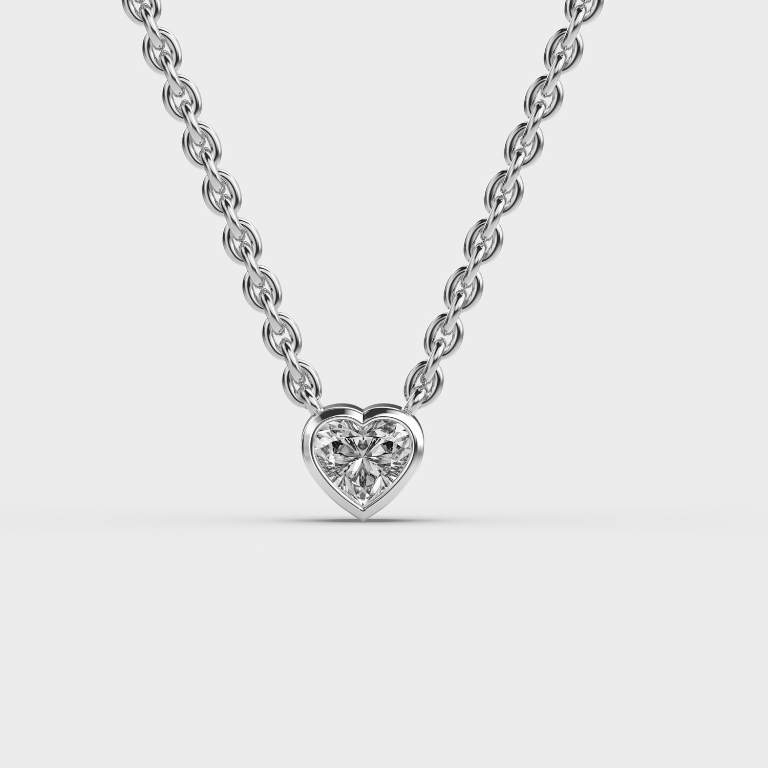 Dreamy Clustered Diamond Pendant with Chain