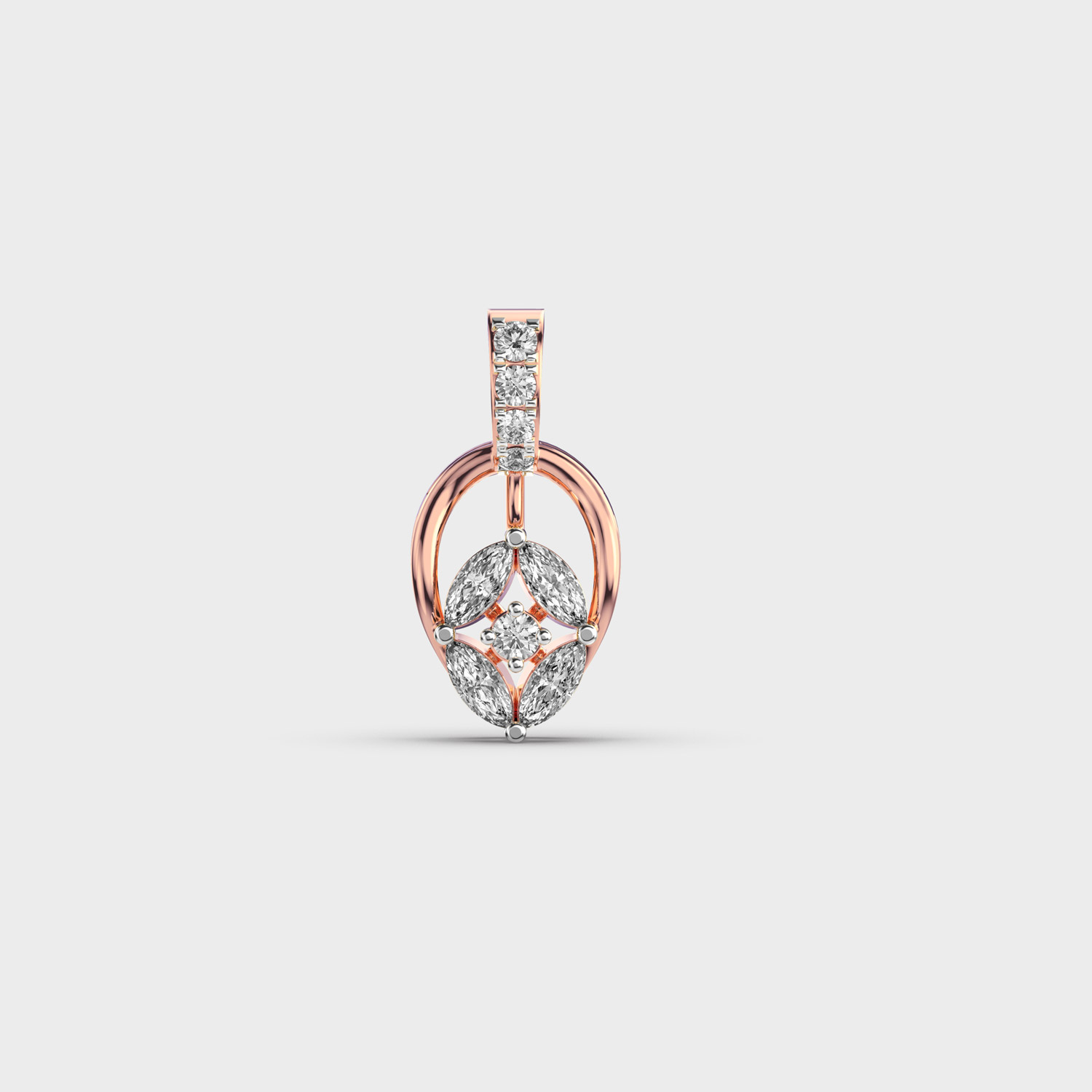 Breaming Pride Diamond Pendant without Chain